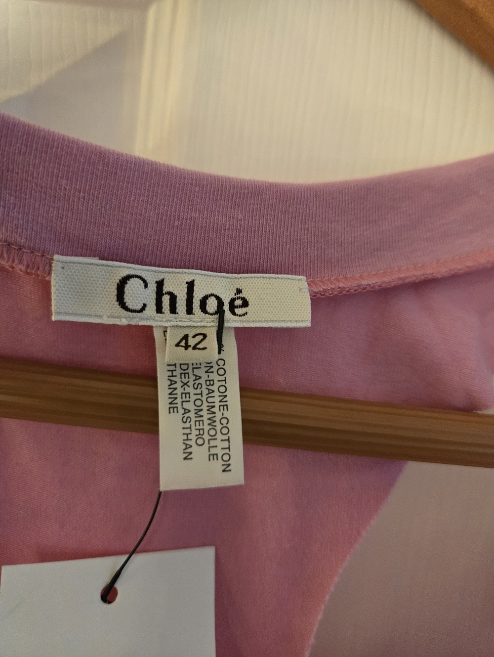 Chloé Pink Rcerback Tank Top - Picture 3 of 6